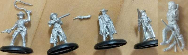 Diorama Famous Cowboys and Lara Croft